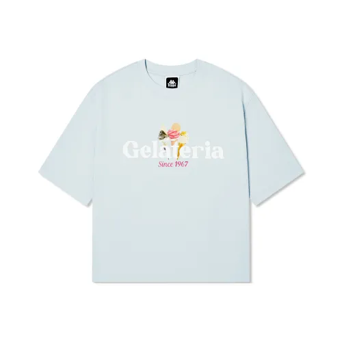 Kappa Summer T Shirt Women's Sea Salt Blue