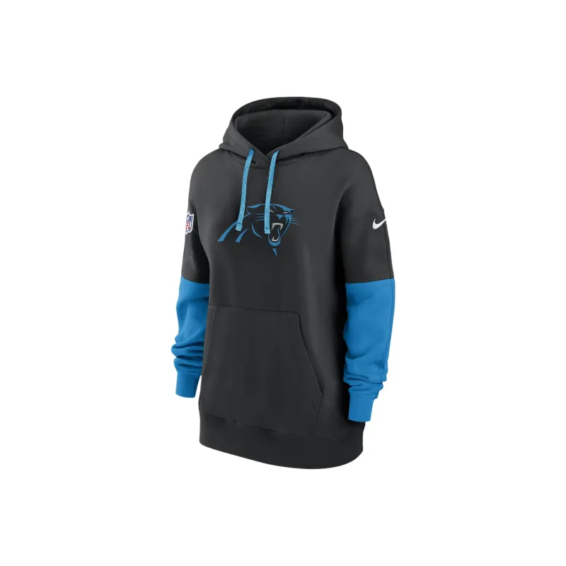 Nike Carolina Panthers Sideline Essential Women's Nike Nfl Pullover Hoodie-0