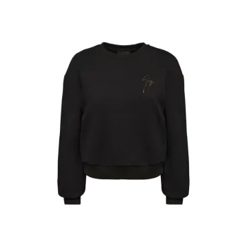 Giuseppe Zanotti Sauvanne Crystal logo Sweatshirt