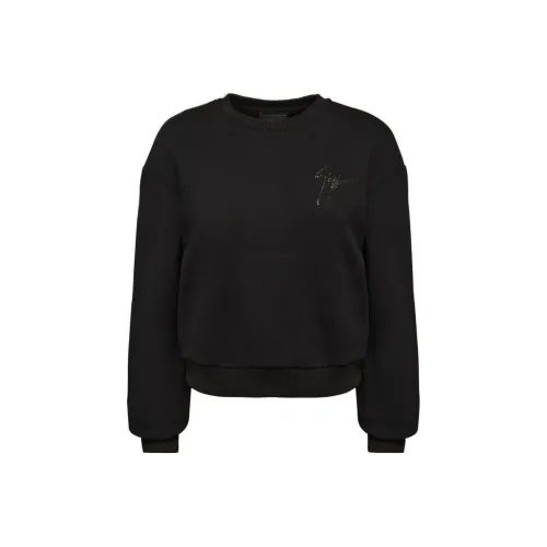 Giuseppe Zanotti Sauvanne Crystal logo Sweatshirt
