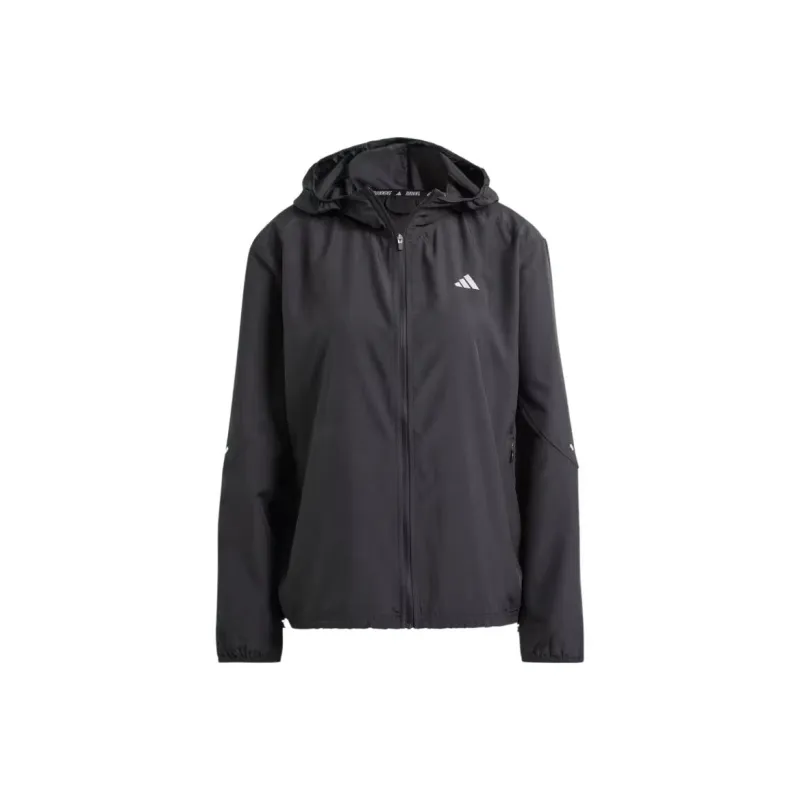 Adidas Run It Jacket Jackets Coats Women's Black-0