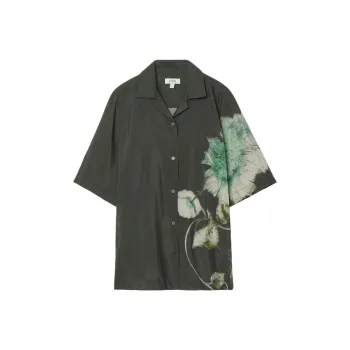 COS Shirts Women's Olive Green