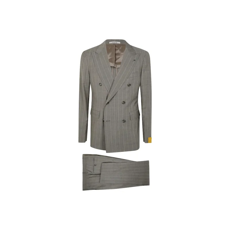 Tagliatore Wool Double Breasted Suit-0