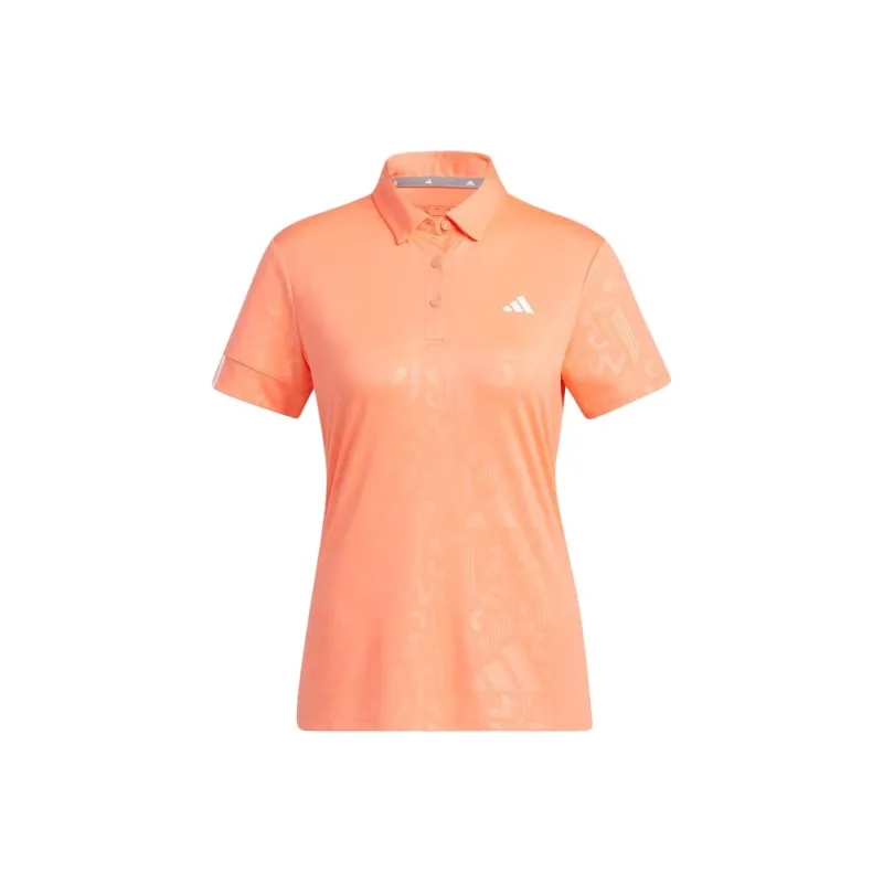 Adidas Polo Shirts Women's Coral Orange-0