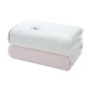Coral Fleece Extra Large Bath Towels Beige/Pink (2 Pack)