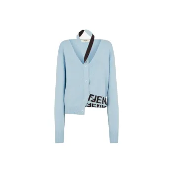 FENDI Cut Out Detailed Cardigan