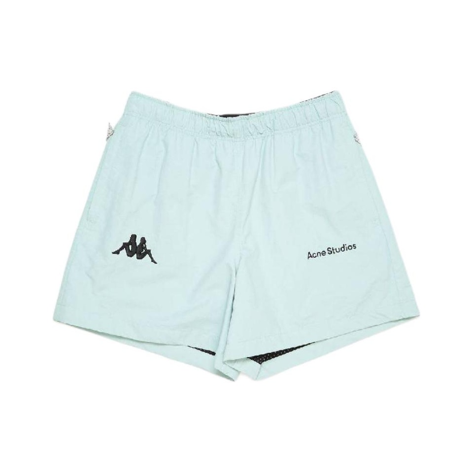 Acne Studios x Kappa/, SS25 Casual Shorts Unisex Light Blue