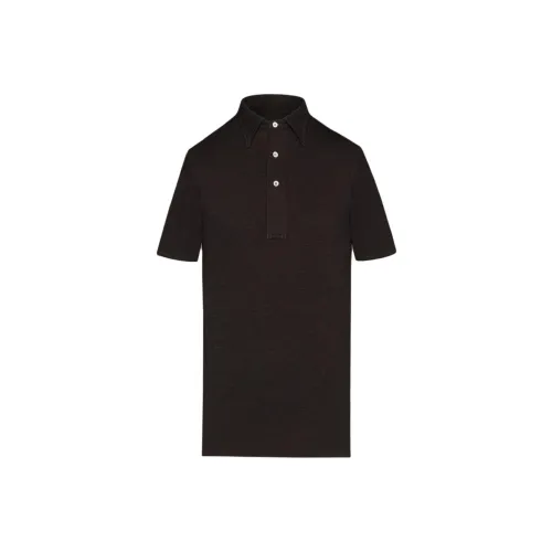 Maison Margiela Collared Knitted Polo Shirt