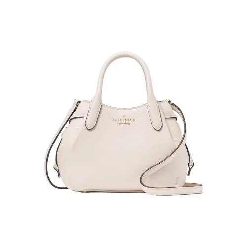 Kate Spade Dumpling Litchi Grain Leather Shoulder Bag, Crossbody Bag, Handbag Mini Women's Ecru