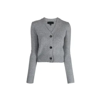 NILI LOTAN Intarsia-knit Cashmere Cardigan