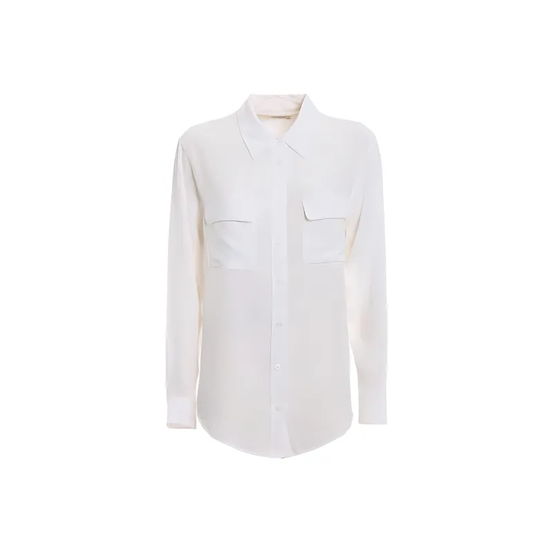 Equipment Signature Slim fit Silk Shirt-0