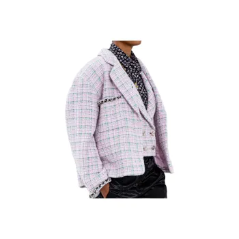 CHANEL Jackets Women's Pink/Green