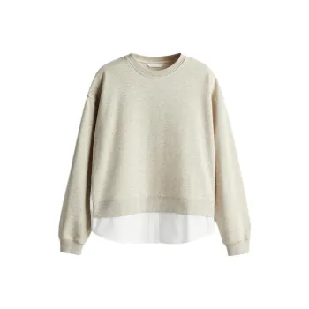 H&M Sweatshirt Women's Mixed Beige