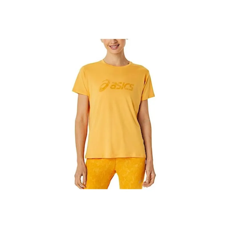 Asics T-Shirts Women's Yellow-0