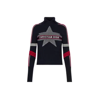 DIOR FW22 Sweater Women's Navy Blue