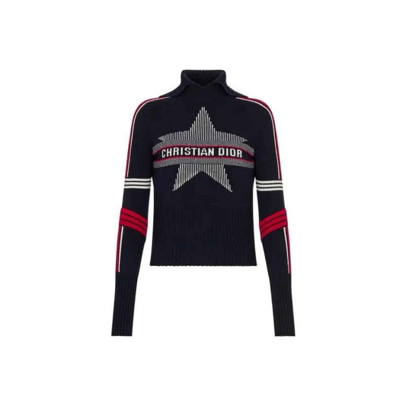DIOR FW22 Sweater Women's Navy Blue-0
