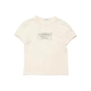 Acne Studios Logo print Cotton T shirt