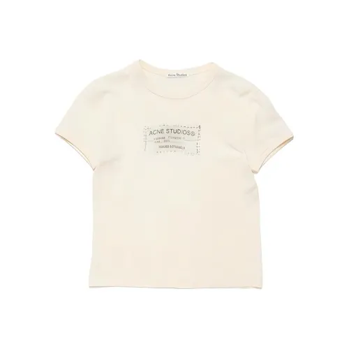 Acne Studios Logo print Cotton T shirt