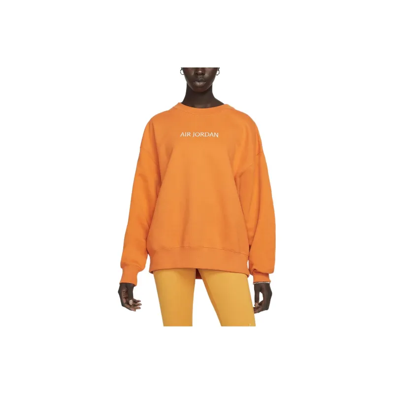 Jordan Sweatshirts Women's Orange-0