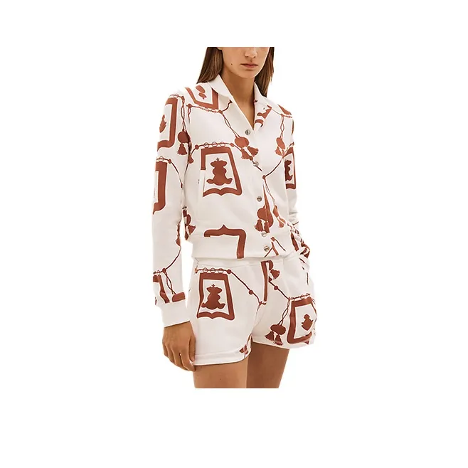 HERMES Jackets Women's Chestnut Brown-0