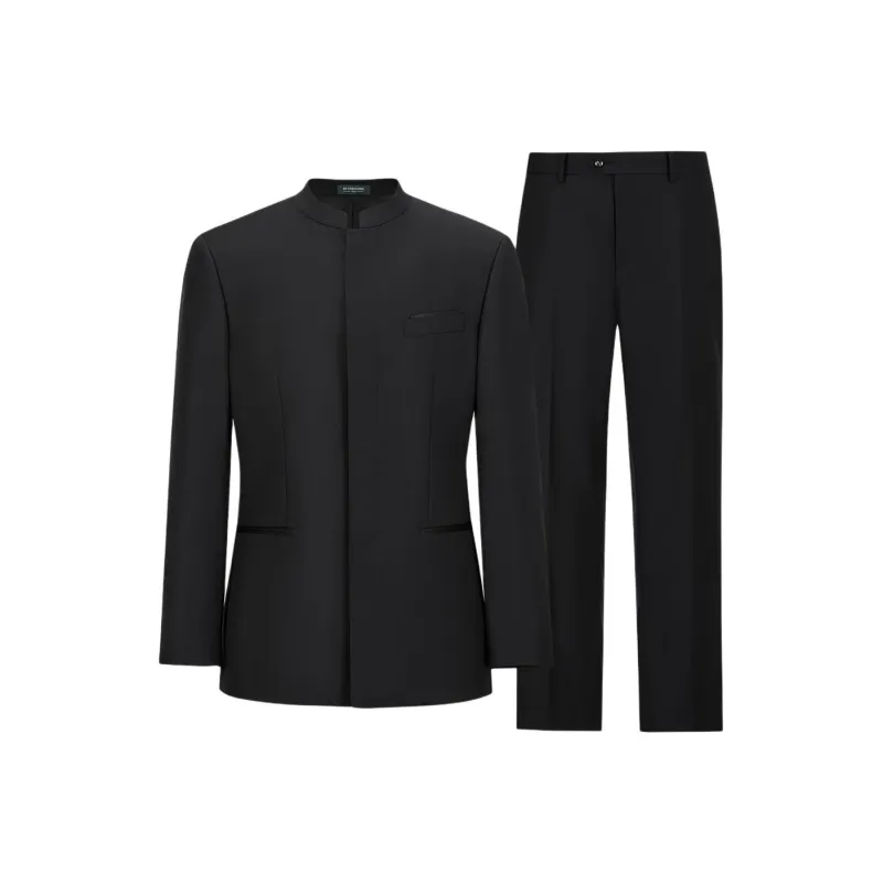 BY CREATIONS Business Suits Men's Black-0