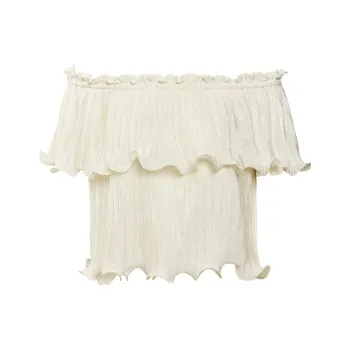 TAMMY TANGS Chiffon Shirt Women's Apricot