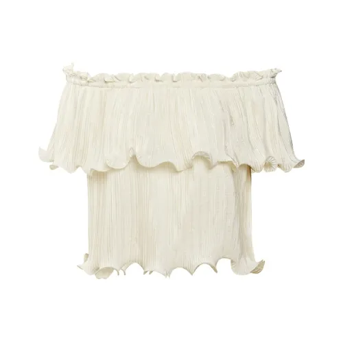 TAMMY TANGS Chiffon shirt Thirlwall Women's Apricot