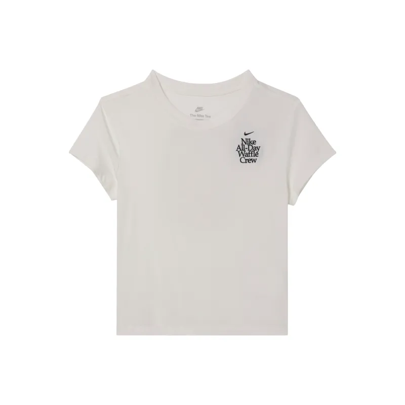 Nike Sportswear Women's Strawberry Short Sleeve T-Shirt 'Sail White'-0