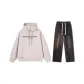Set (Khaki Sweatshirt+Black Jeans)