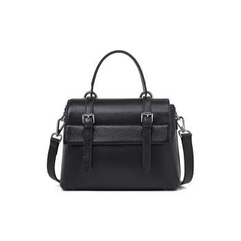 Old Man's Head Cow Leather Messenger Bag, Shoulder Bag, Crossbody Bag, Handbag Regular Women's Multicolor