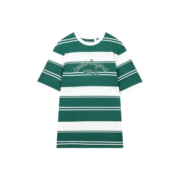 FILA Drop Shoulder Sleeve T Shirt Women's Midsummer Green
