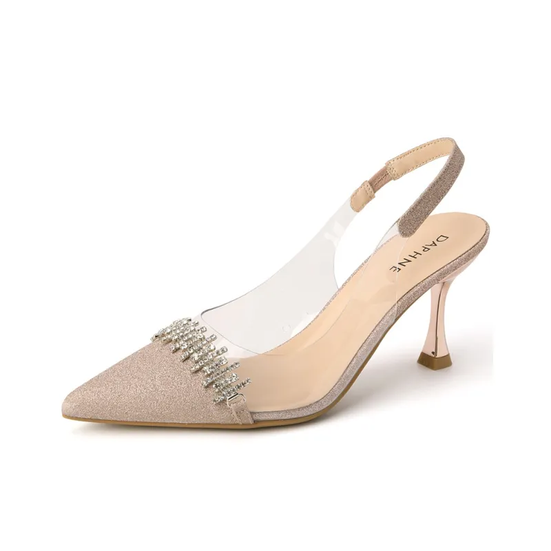 DAPHNE High Heels Women's Black/Champagne-6