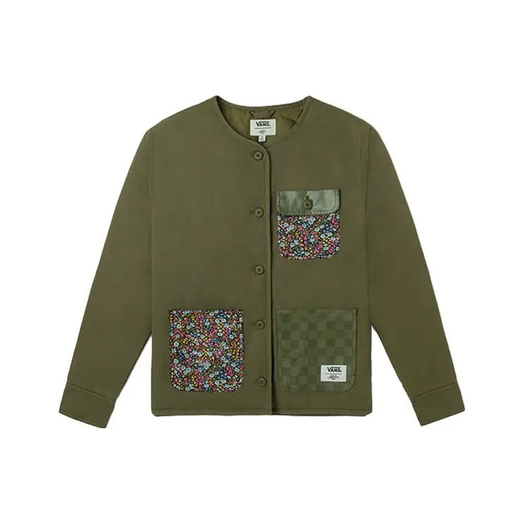 Vans Liberty Fabrics Collaboration Jackets Women's Green-0