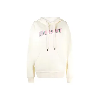 ISABEL MARANT Logo-Printed Drawstring Hoodie