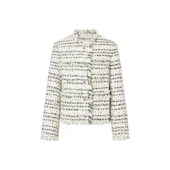 MOCO Jacket Women's Black White Texture Color