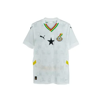 PUMA Soccer Jersey Men's White/Bailey Yellow