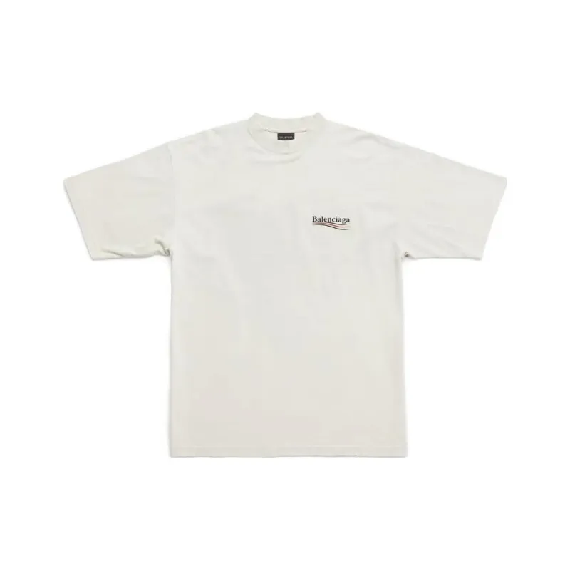 Balenciaga Campaign Oversize T Shirt Blue-0