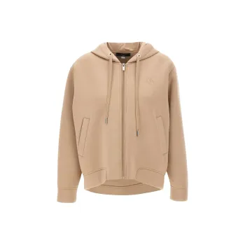 WEEKEND MaxMara Zip Up Drawstring Hoodie