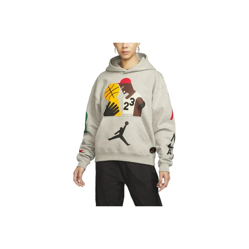 Jordan X Nina Chanel Abney Hoodie Grey-0