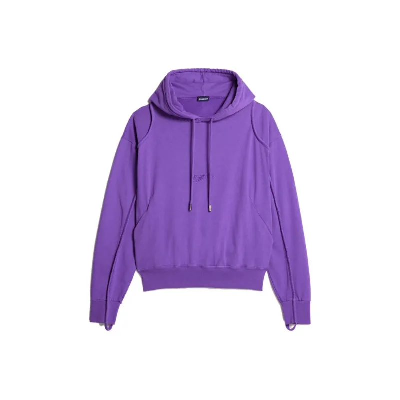 Jacquemus Le Sweatshirt Camargue Hoodie Dark Brown-14