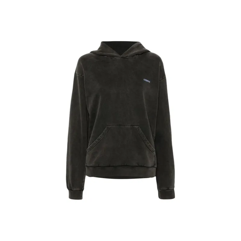 COPERNI Washed Horn Hoodie 'Black/Blue'-0