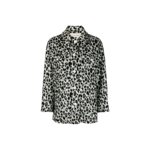 ISABEL MARANT Odelino Leopard print Shirt Jacket