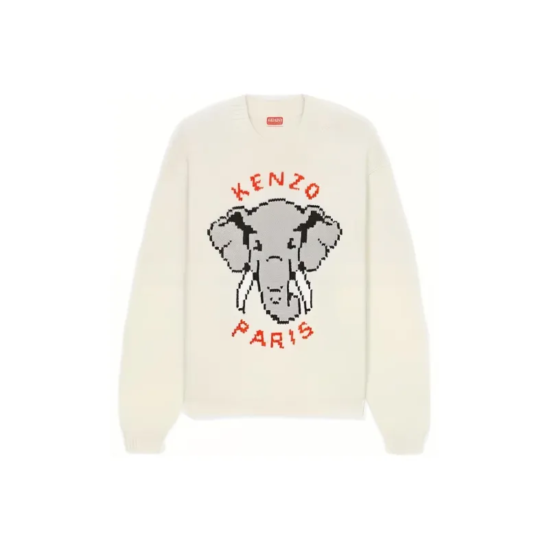 KENZO Elephant Intarsia Jumper-0