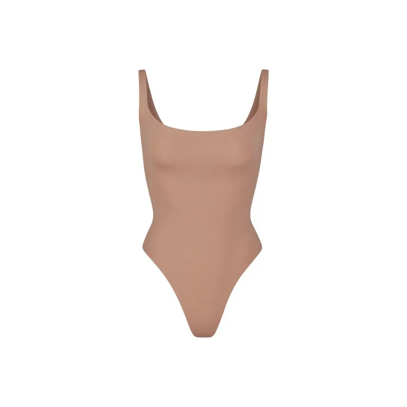 Skims Bodysuits Women's Yellow Earth Ochre-0