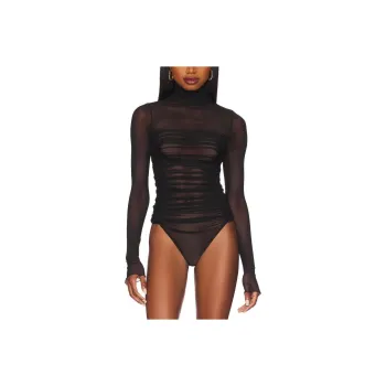 FREE PEOPLE Bodysuits Women's Black