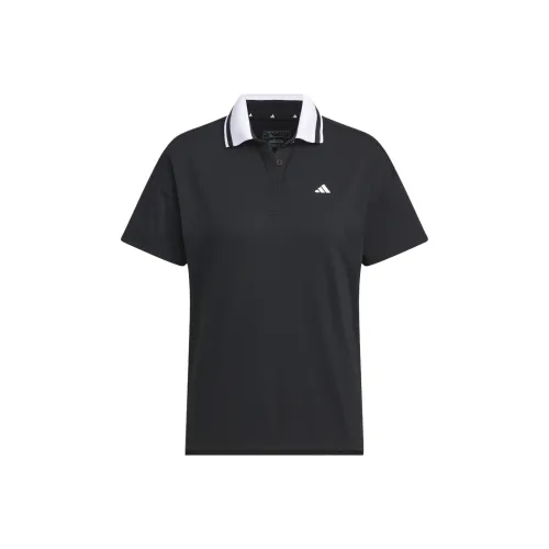 Adidas Sport Performance Polo Gold Women's Black