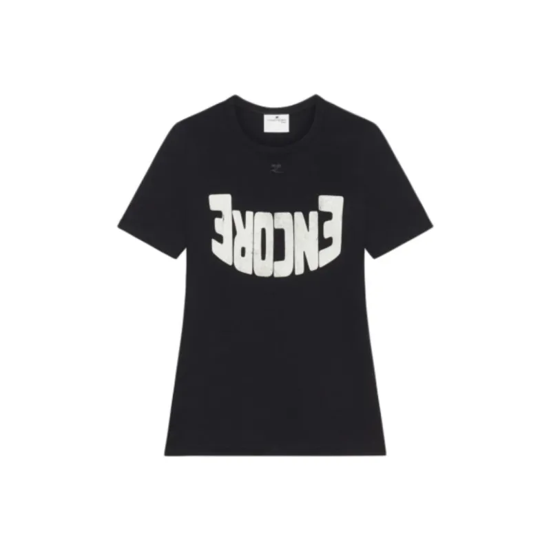 COURREGES Encore Contrast T Shirt-0