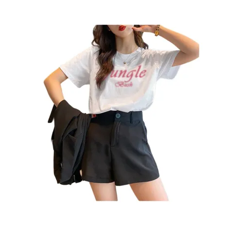 Tonlion T Shirt Women's Raw White