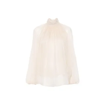 Zimmermann Illustration Lace Edge Blouse