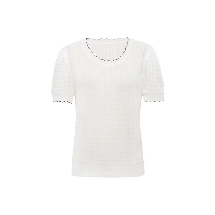 MEIYANG Knitwear Women's White-0